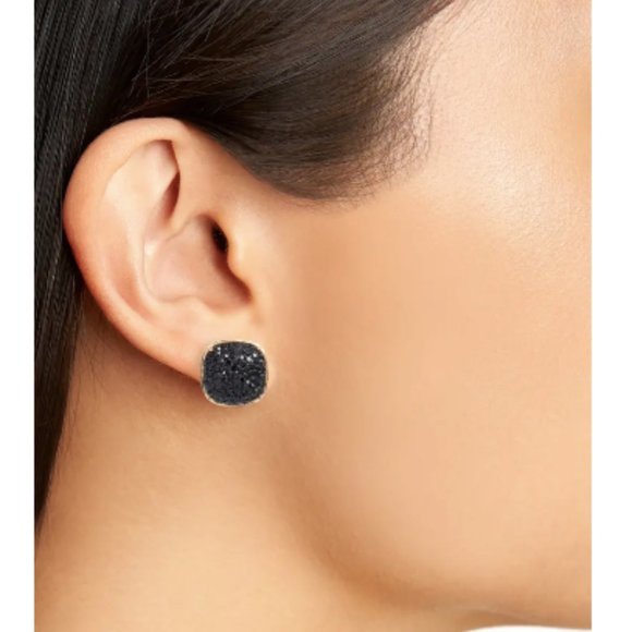 kate spade | pavé small square stud earrings - Picture 2 of 6